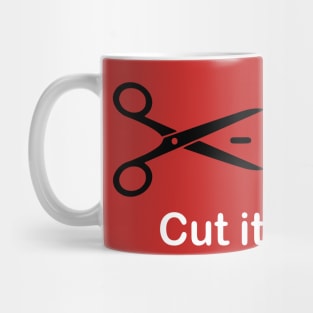 Cut the Ball in Half Baseball IQ Hitter Slang Classic Mug